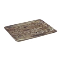 Cambro Low Profile Non Slip Wood Grain Tray 360mmx460mm Dark Oak