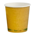 BioPak BioCup Single Wall Kraft Green Line - 120ml / 63mm (Pack 2000)