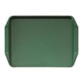 Cambro Fast Food Rectangular Handled Tray - Green - 300x410mm