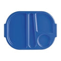 Olympia Kristallon Polypropylene Compartment Food Trays Blue 322mm (10 Pack)
