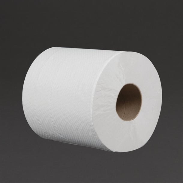 Jantex Centrefeed White Roll Paper Towels (6 Pack)
