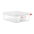 Araven Polypropylene 1/2 Gastronorm Containers With Lids 100mm (4 Pack)