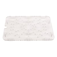 Cambro Polycarbonate Gastronorm Drain Shelf - 1/2 - Clear
