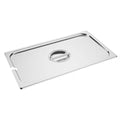 Vogue St/St GN Notched Lid - 1/1