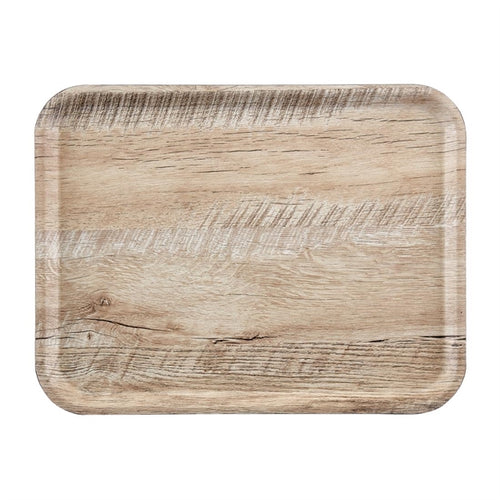 Cambro Madeira Laminate Rectangular Tray Light Oak 430-460mm