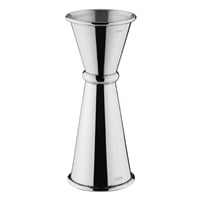 Olympia Banded Chrome Jigger 25/50ml