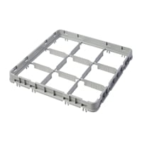 Cambro Camrack 9 Compartment Glassrack Extender - Grey - 41mm