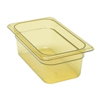 Cambro High Heat Gastronorm Pan - 1/4 100mm - Amber