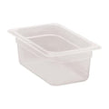 Cambro Polypropylene Gastronorm Tray - Translucent - 1/4 100mm