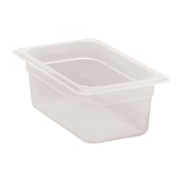 Cambro Polypropylene Gastronorm Tray - Translucent - 1/4 100mm