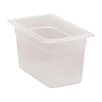 Cambro Polypropylene Gastronorm Tray - Translucent - 1/4 150mm