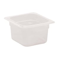 Cambro Polypropylene Gastronorm Tray - Translucent - 1/6 100mm