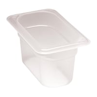 Cambro Polypropylene Gastronorm Tray - Translucent - 1/9 100mm