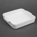 Olympia Whiteware Square Eared Roaster - 200x180x40mm (Box 3)