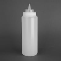 Vogue Clear Wide Neck Squeeze Sauce Bottle 910ml