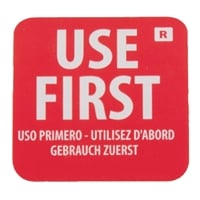 Hygiplas Removable Use First Labels (1000 Pack)