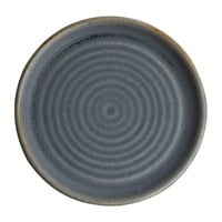 Olympia Canvas Small Rim Round Plate Blue Granite 180mm (6 Pack)