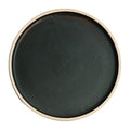 Olympia Canvas Flat Round Plate Green Verdigris 250mm (6 Pack)