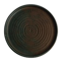 Olympia Canvas Small Rim Round Plate Green Verdigris 265mm (6 Pack)