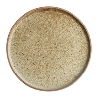 Olympia Canvas Flat Round Plate Wheat 250mm (6 Pack)