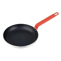 Hygiplas Aluminium Teflon Platinum Plus Frying Pan with Red Handle 240mm