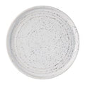 Olympia Cavolo White Speckle Flat Round Plate - 180mm 7" (Box 6)