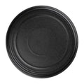 Olympia Cavolo Textured Black Flat Round Plate - 220mm 8 2/3" (Box 6)