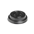 BioPak PS Plastic Lids for BioPak BioCups 63mm Black (1000 Pack)