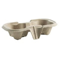 BioPak Takeaway Coffee Cup Carry Trays 2 Cup (500 Pack)