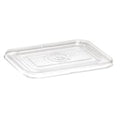 BioPak RPET Lids for BioPak BioCane 500 & 600ml Trays Clear (500 Pack)