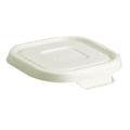 BioPak BioCane White Takeaway Lids to Suit 480 & 630ml Base (600 Pack)