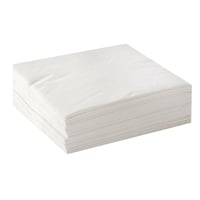 BioPak Compostable Paper Cocktail Napkins White (2000 Pack)