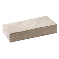 BioPak Compostable Quilted Paper Dinner Napkins Natural (1000 Pack)
