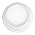 BioPak PLA Lids for BioPak BioCups 90mm White (1000 Pack)