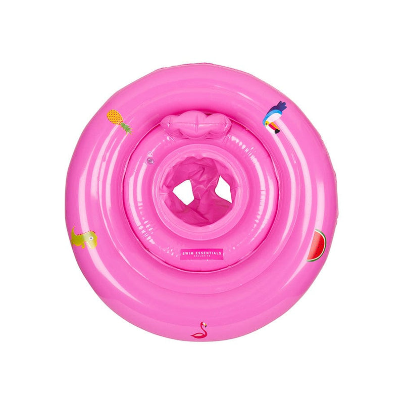 Swim Essentials Inflatable Baby Swimseat - Pink Safari, 0-1 yrs image 4