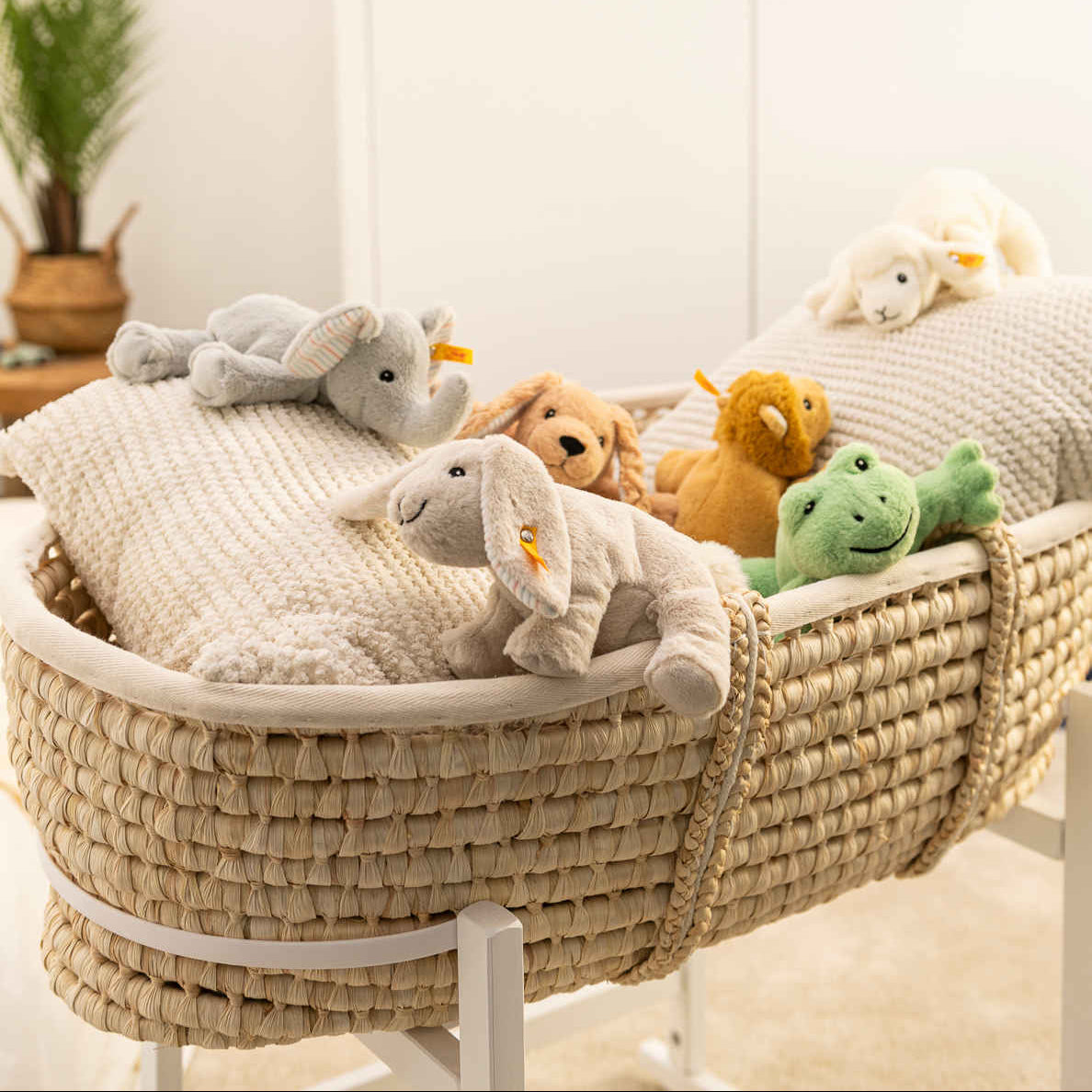 Steiff Soft Cuddly Friends - Floppy Hoppel Rabbit Light Grey, 20 cm image 2