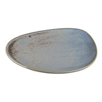 Olympia Ember Blue Triangle Plate - 308x255mm 12" (Box 4)