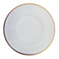 Olympia Drift Grey Embossed Coupe Plate - 220mm 9" (Box 6)