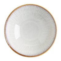 Olympia Drift Grey Embossed Coupe Bowl - 205x65mm 8" (Box 4)