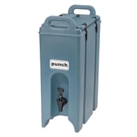 Cambro 500LCD Camtainer Insulated Beverage Dispenser Slate Blue 17.9Ltr