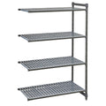 Cambro Camshelving Basics Plus Add-On Unit 4 Tier With Vented Shelves 1830(H) x 540(D)mm