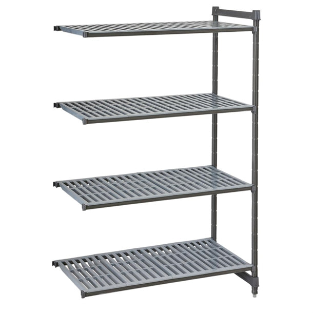 Cambro Camshelving Basics Plus Add-On Unit 4 Tier With Vented Shelves 1830(H) x 540(D)mm