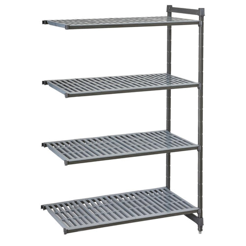 Cambro Camshelving Basics Plus Add-On Unit 4 Tier With Vented Shelves 1830(H) x 540(D)mm