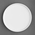 Olympia Whiteware Flat Round Plate - 215mm 8" (Box 6)