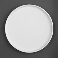 Olympia Whiteware Flat Round Plate - 270mm 10 2/3"(Box 4)