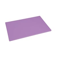 Hygiplas Antibacterial Low Density Chopping Board Purple - 450x300x10mm