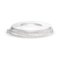 BioPak PLA Lids for BioPak BioCane 800-1180ml 24-40oz Bowls (400 Pack)