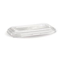 BioPak PLA Lids for BioCane 750 & 1000ml Takeaway Base Natural (500 Pack)