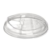 BioPak PLA Sipper Lid Clear for PLA BioCup 300-700ml (1000 Pack)