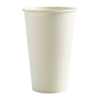 BioPak BioCup Single Wall White - 510ml 16oz 90mm (Pack 1000)